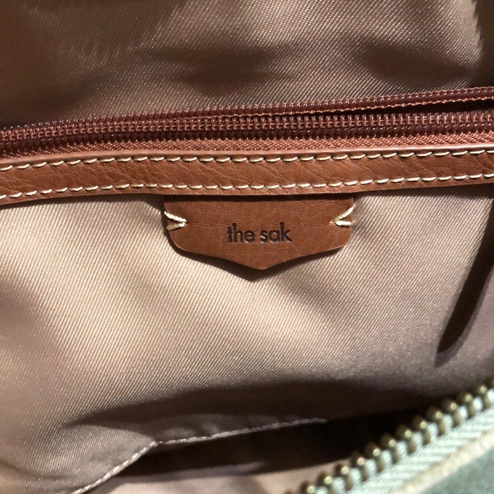the sak Green Leather Shoulder/Crossbody Bag - Picture 8 of 9